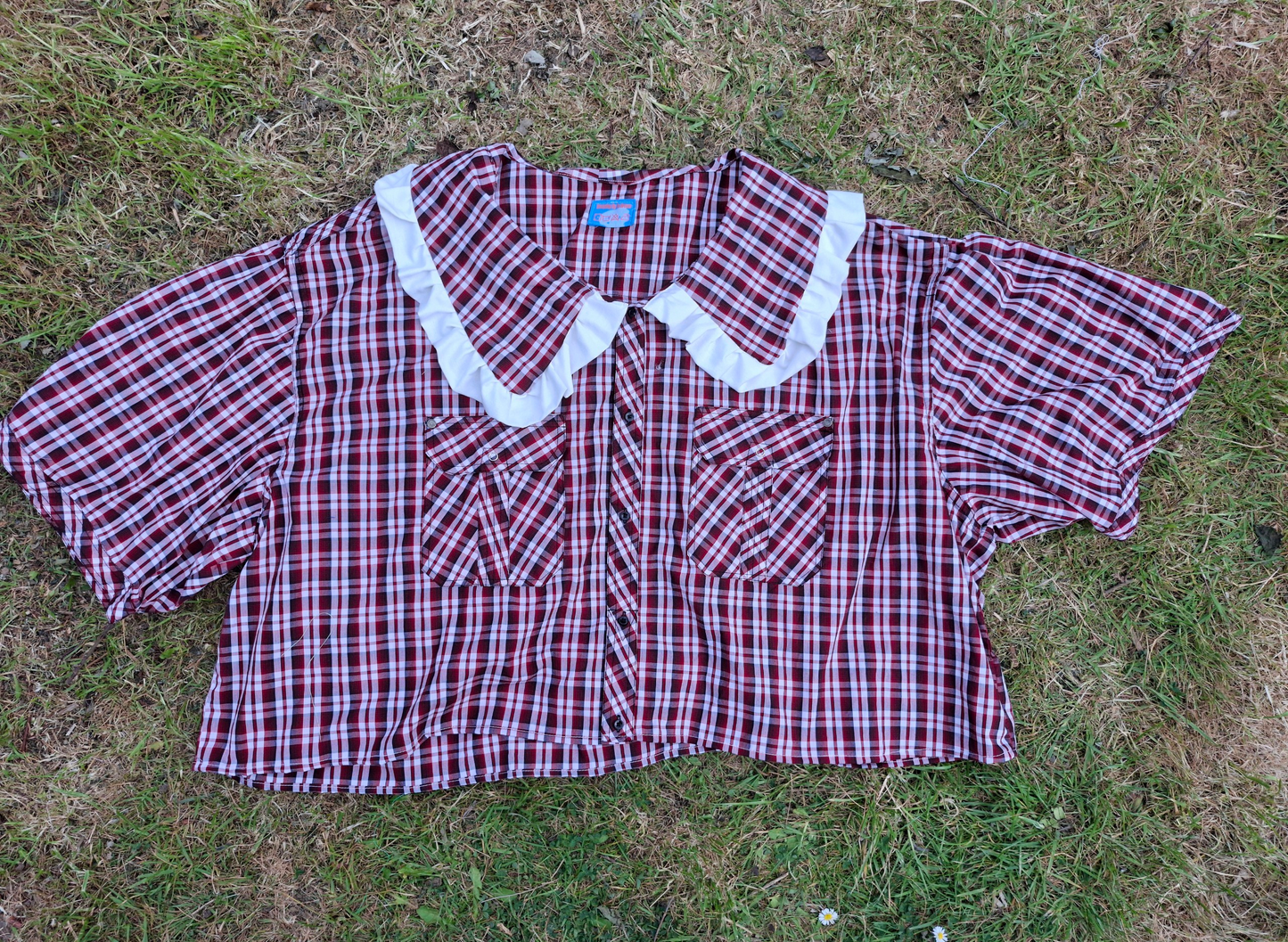 Reworked Red Shirt - Size 28-30