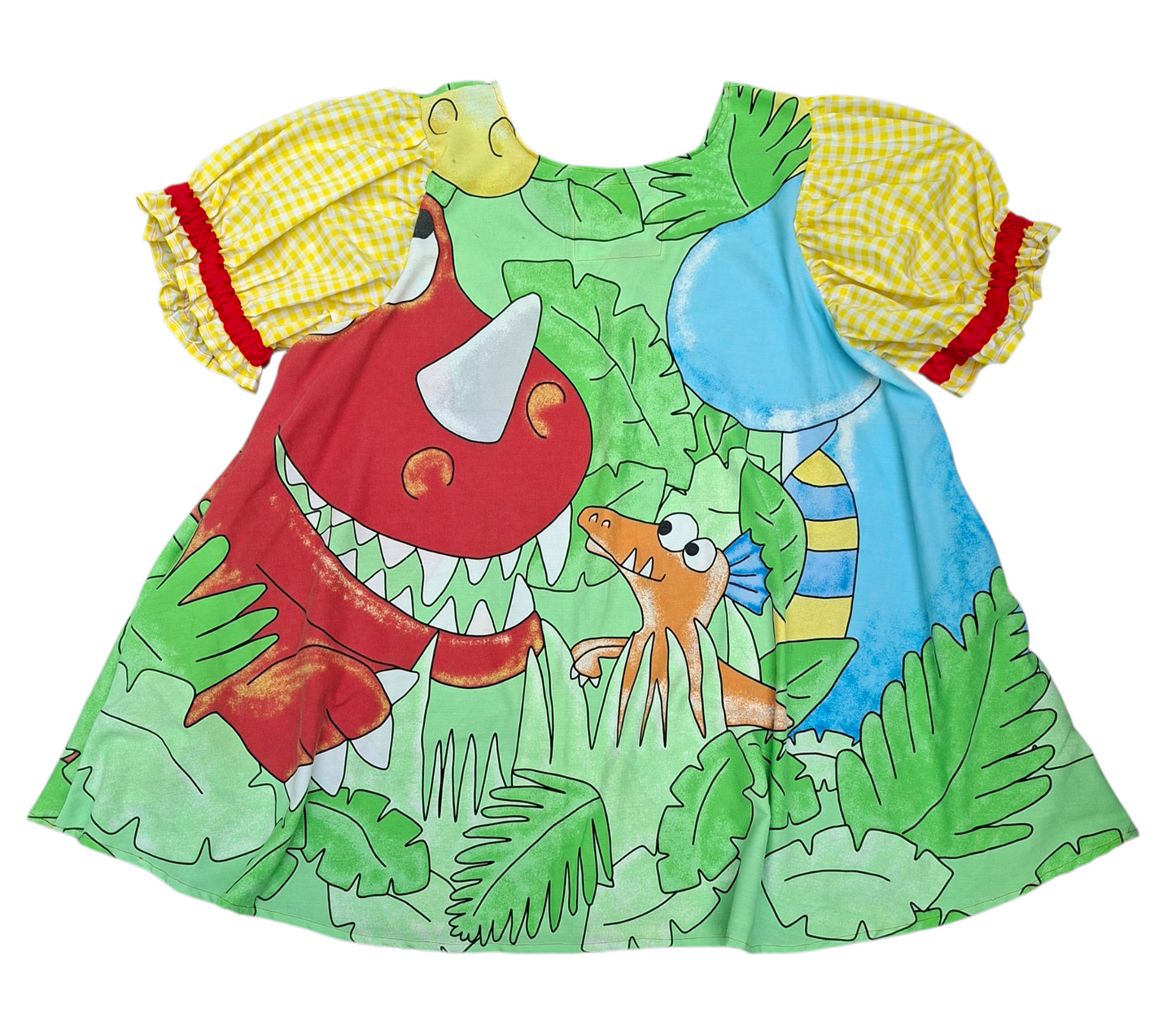Dino Upcycled A Line Dress - Size 20-22
