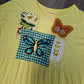 Yellow Butterfly Study Dress - Size 18