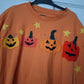 Reworked Pumpkin T Shirt - Size 18