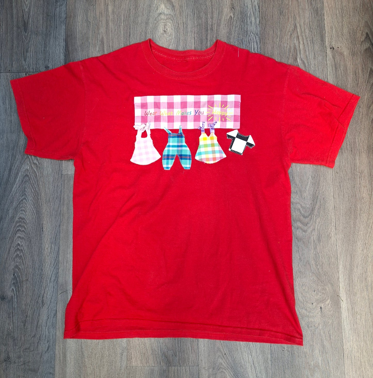 Wear What Makes You Happy Tee - Size 16