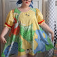 Dino Upcycled A Line Dress - Size 20-22
