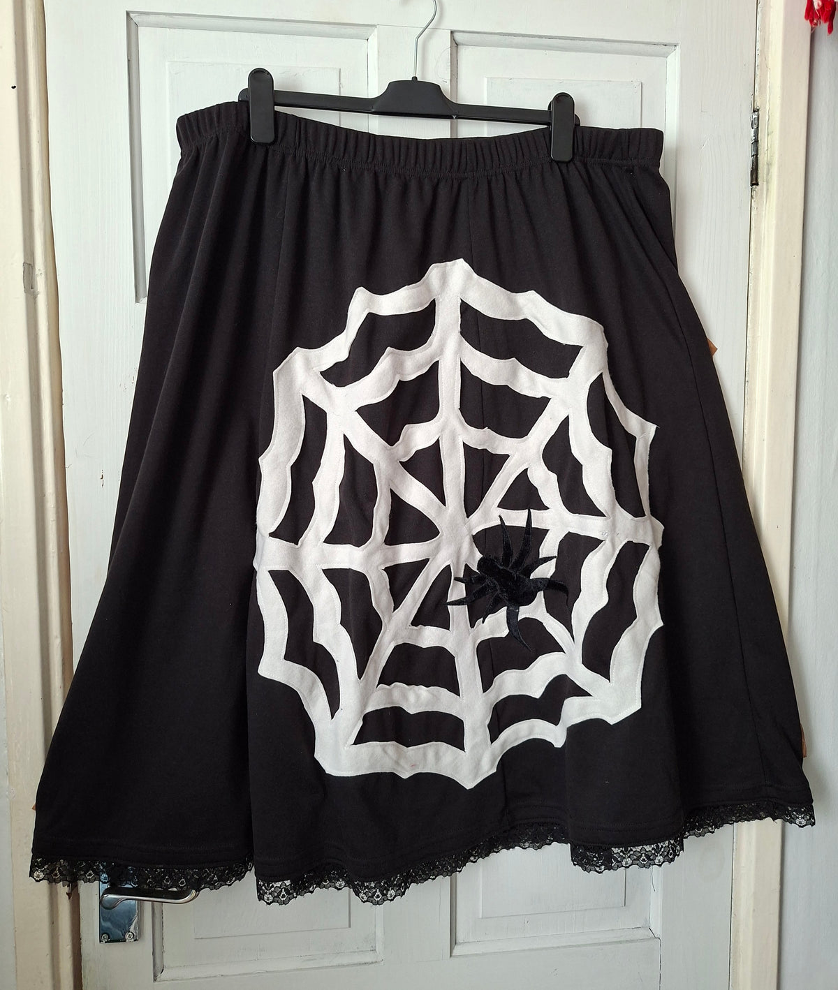 Reworked Spider Skirt - Size 24-26