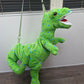 T Rex Upcycled Plush Shoulder Bag