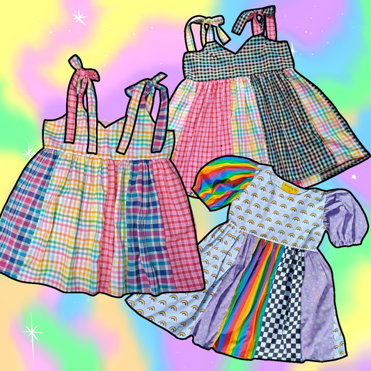 (SOLD OUT) Build Your Own Patchwork Dress *Choose your style and fabric*