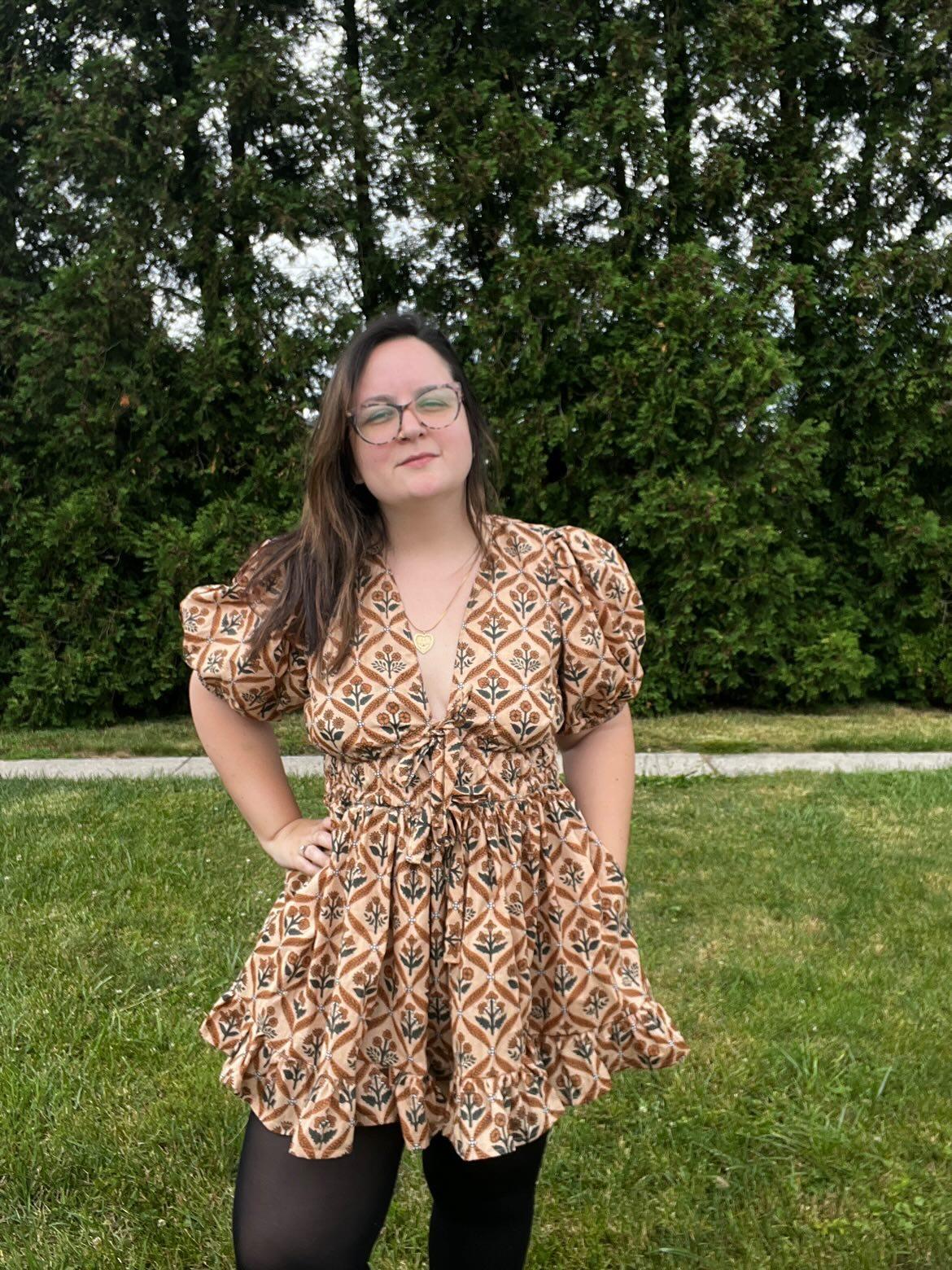 The Whimsical Dress - PDF Sewing Pattern A4/US LETTER/A0 (Do not buy if in EU)