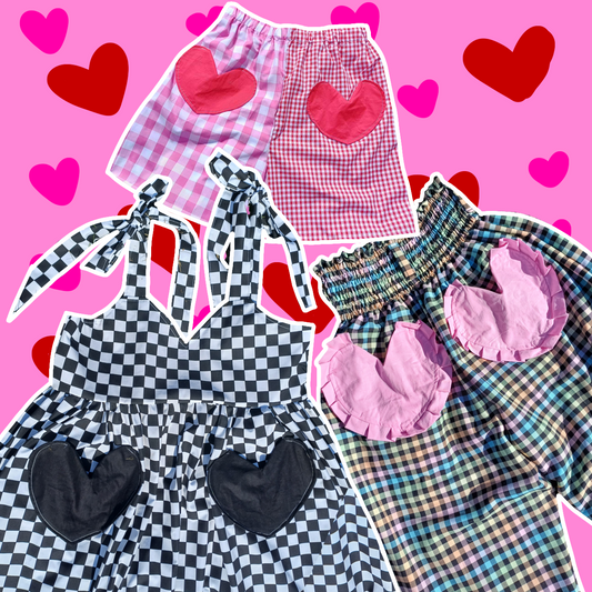 (SOLD OUT) Heart Pockets *ADD ON ITEM*