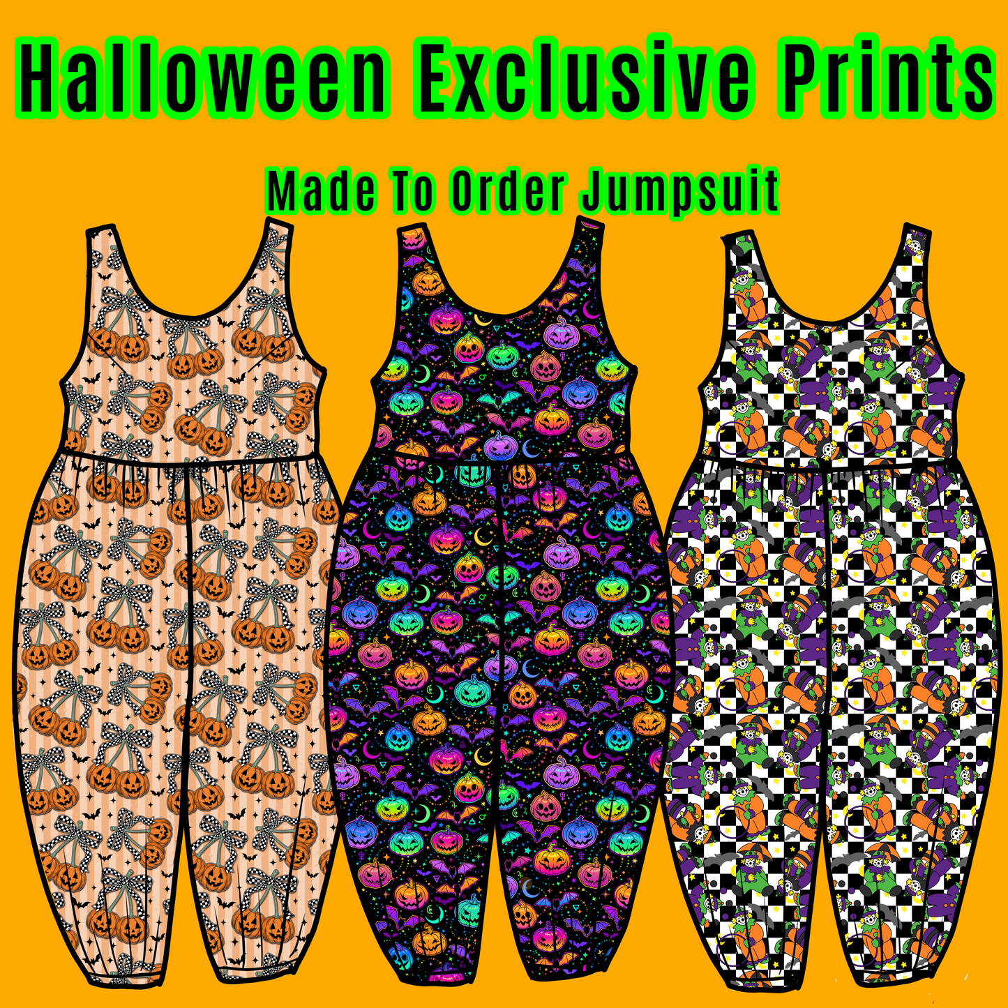 Halloween Jumpsuit - Made to Order