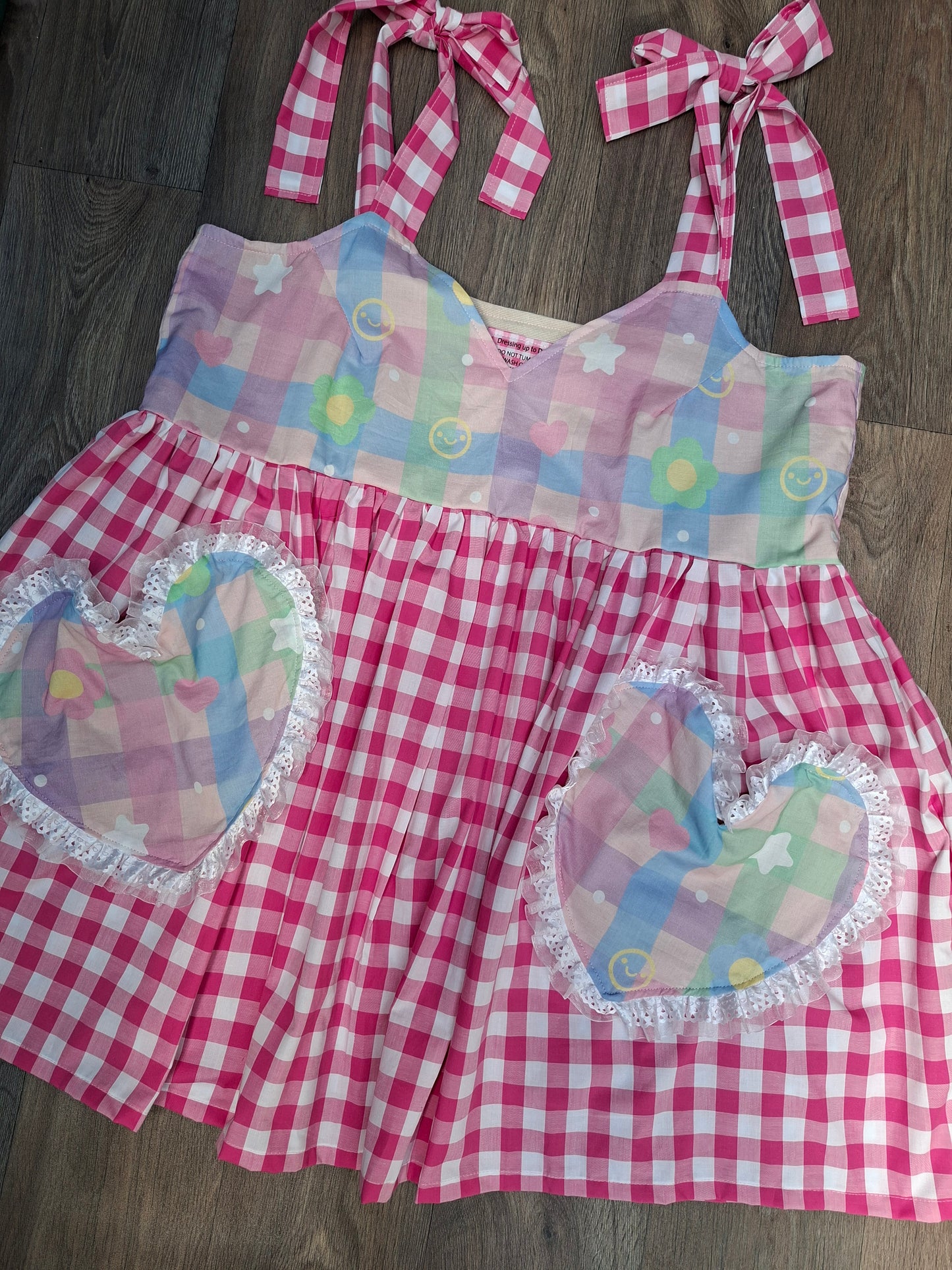 Gingham Sweetheart Dress - Size 20