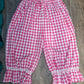 Pink Gingham Bloomers - Size 28-30