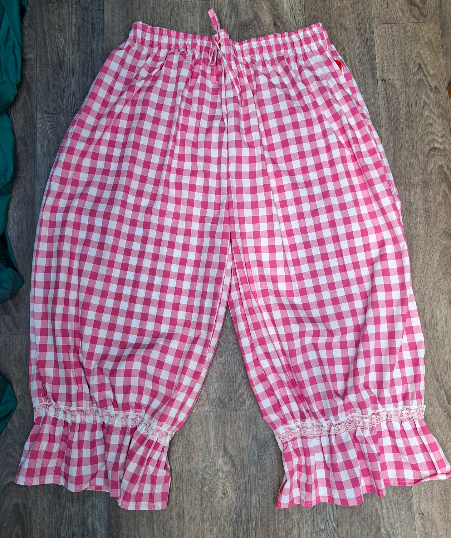 Pink Gingham Bloomers - Size 28-30