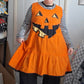 Reworked Pumpkin Dress - Size 16-18