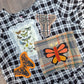 Orange Butterfly Study Dress - Size 12